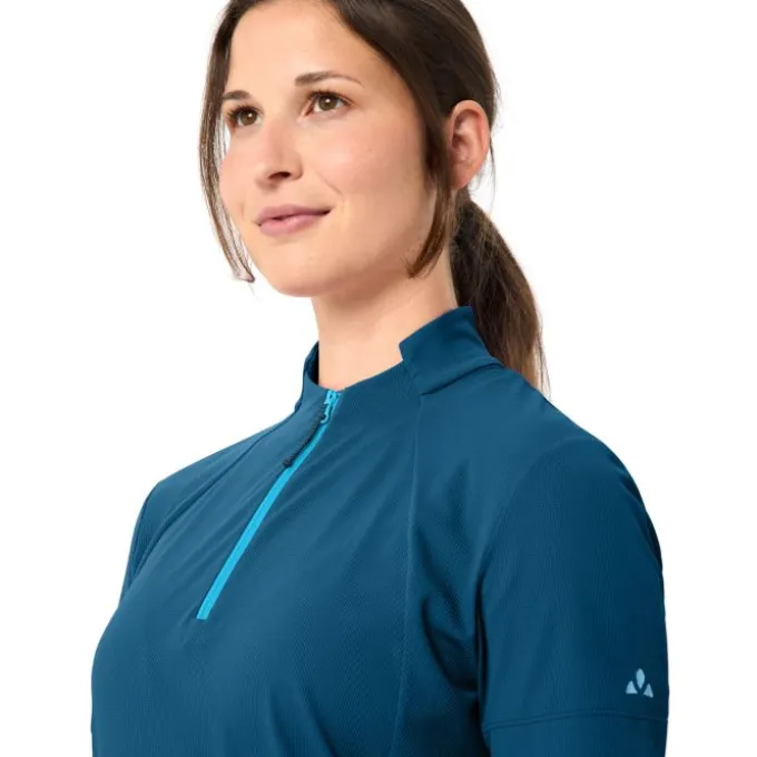 Adlux Half-Zip Fahrrad Shirt Damen