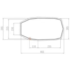 Allround Taurus XT 4 Personen Zeltunterlage