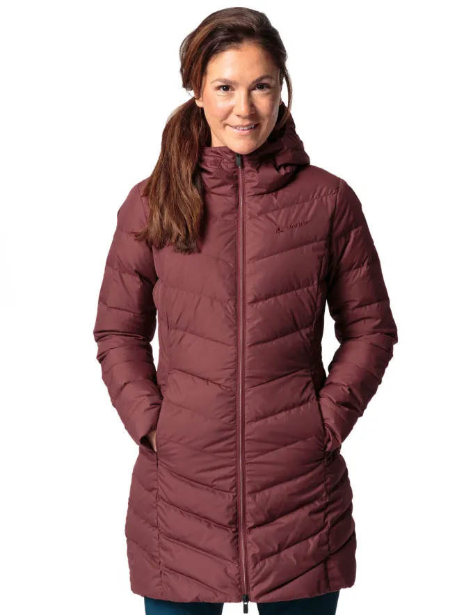 Annecy Daunenmantel Damen - dark cherry