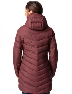 Annecy Daunenmantel Damen - dark cherry