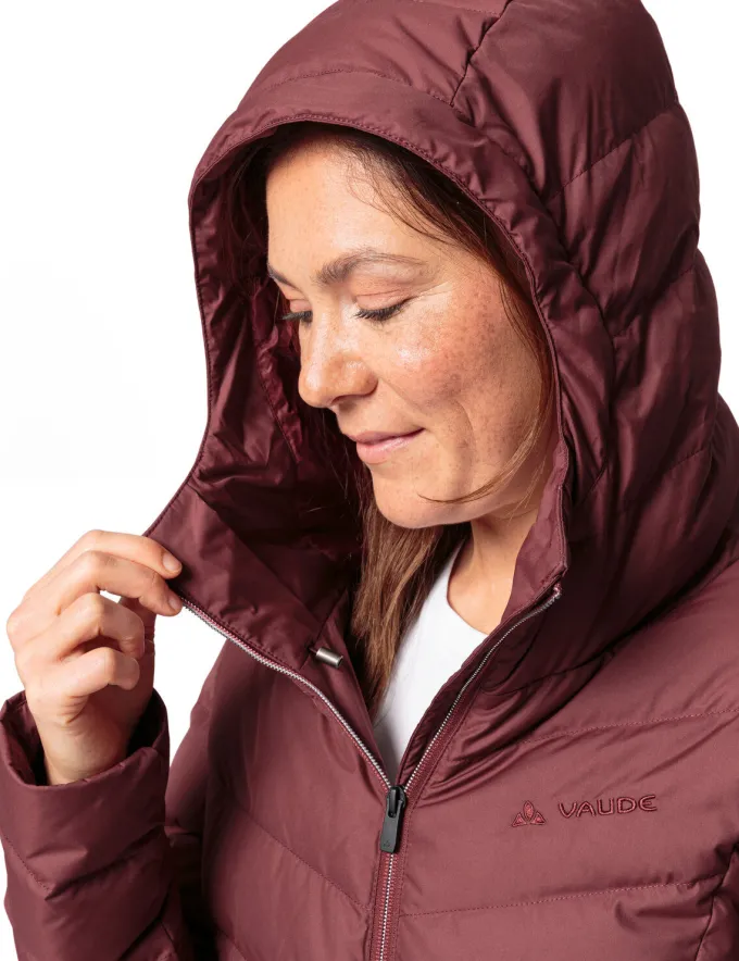 Annecy Daunenmantel Damen - dark cherry