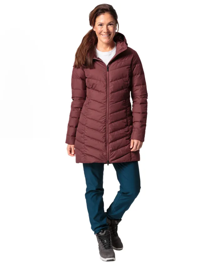 Annecy Daunenmantel Damen - dark cherry