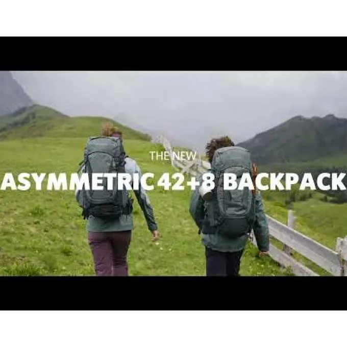 Asymmetric 42+8 Liter Trekkingrucksack