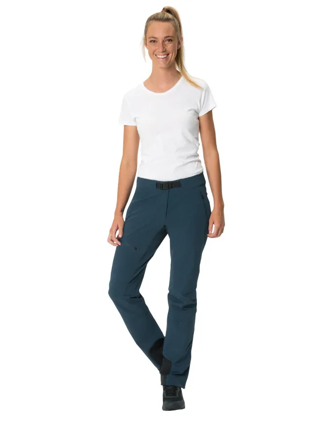 Badile II Softshellhose Damen - dark sea uni