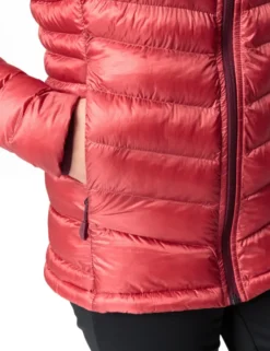 Batura leichte Thermo-Kapuzenjacke Damen - brick