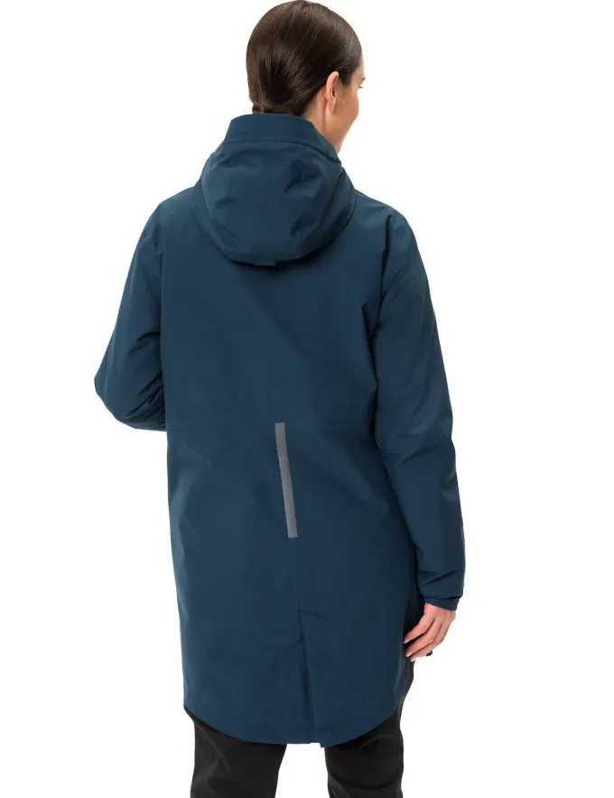 Cyclist II gefütterter Parka Damen - dark sea