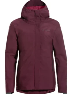 Cyclist Warm Rain Fahrrad-Regenjacke Damen - cassis