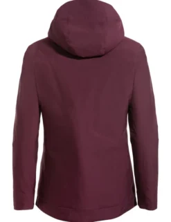 Cyclist Warm Rain Fahrrad-Regenjacke Damen - cassis