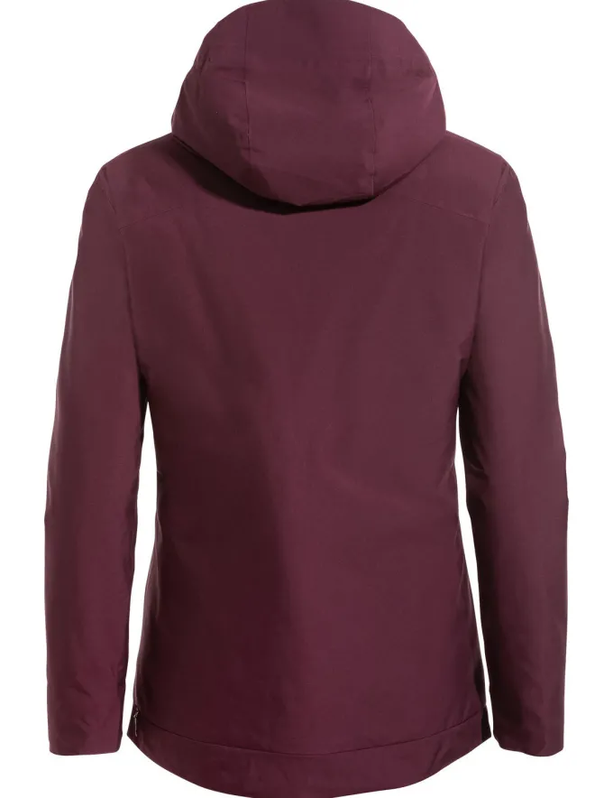 Cyclist Warm Rain Fahrrad-Regenjacke Damen - cassis