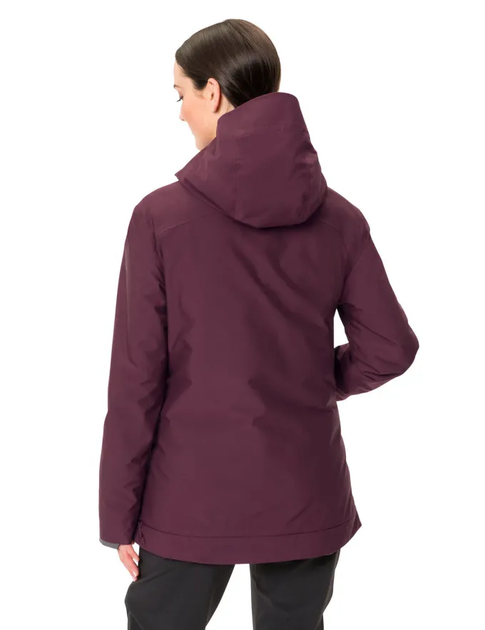 Cyclist Warm Rain Fahrrad-Regenjacke Damen - cassis