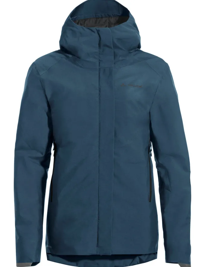 Cyclist Warm Rain Fahrrad-Regenjacke Damen - dark sea