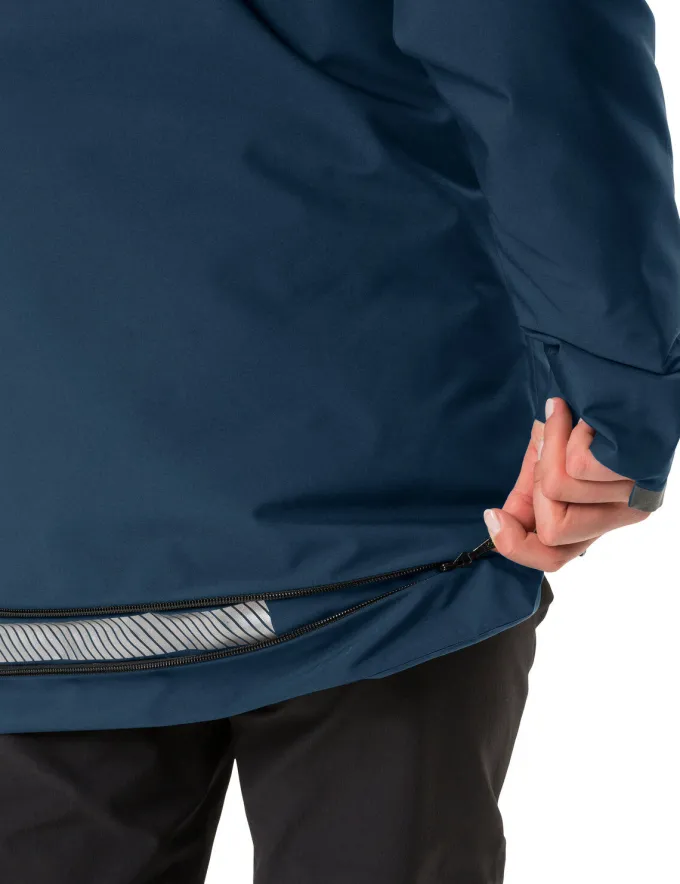 Cyclist Warm Rain Fahrrad-Regenjacke Damen - dark sea