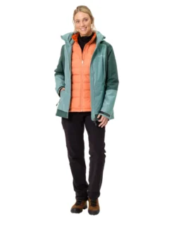Elope 3-in-1 Outdoorjacke Damen - dusty forest