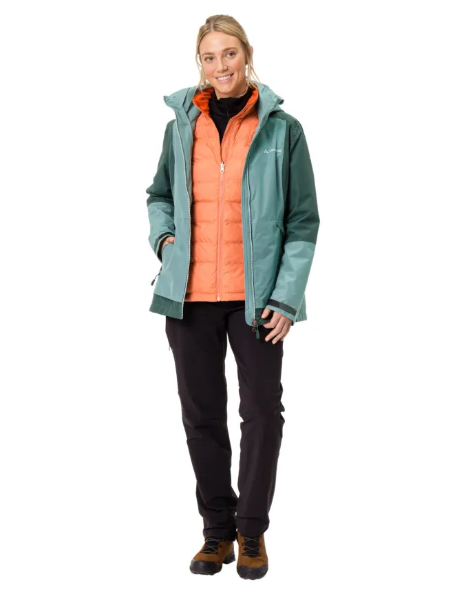 Elope 3-in-1 Outdoorjacke Damen - dusty forest