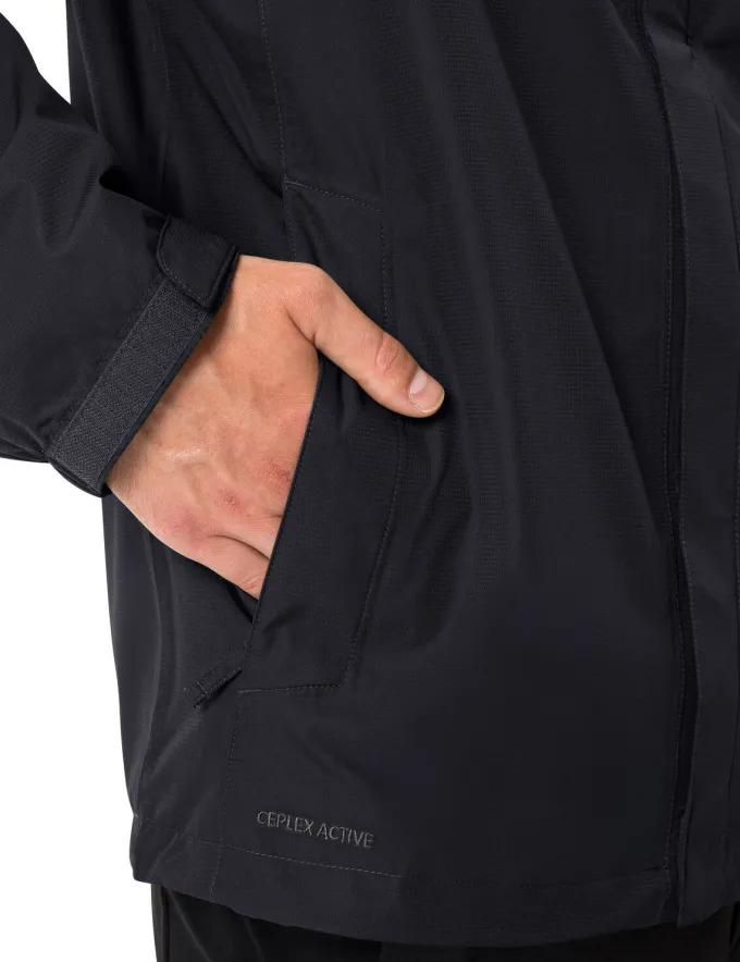 Escape Light Regenjacke Herren - black