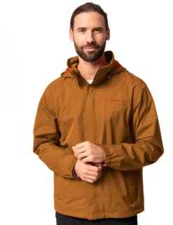 Escape Light Regenjacke Herren - silt brown