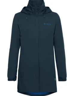 Escape Regen-Parka Damen - dark sea