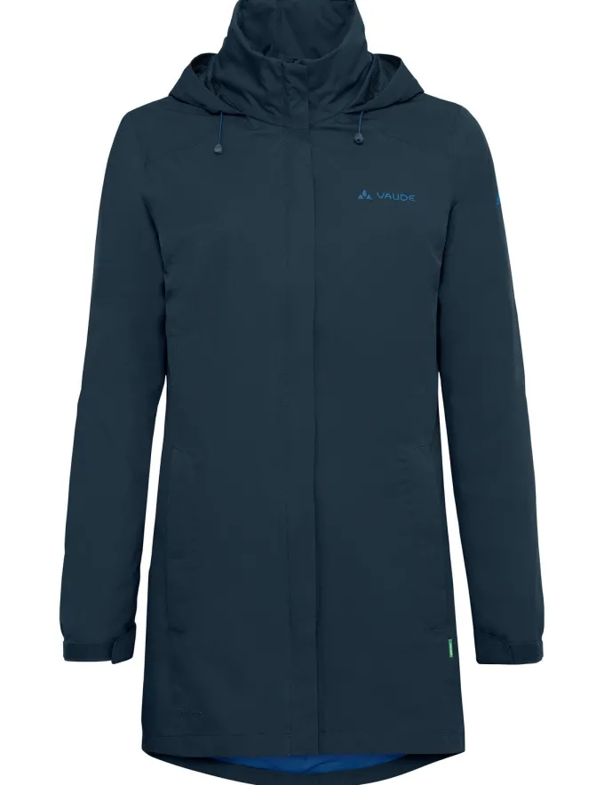 Escape Regen-Parka Damen - dark sea