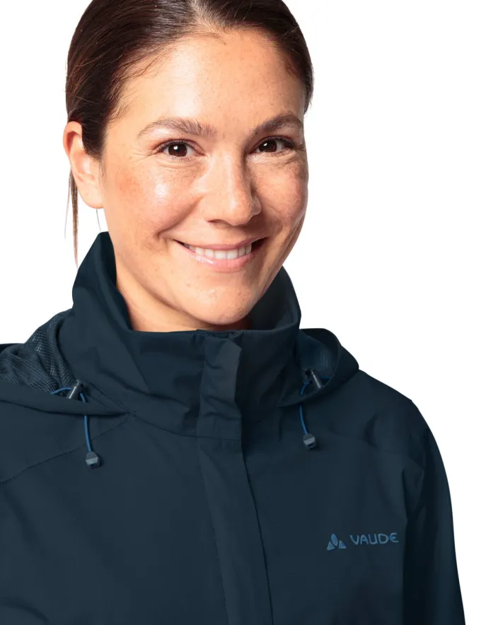 Escape Regen-Parka Damen - dark sea