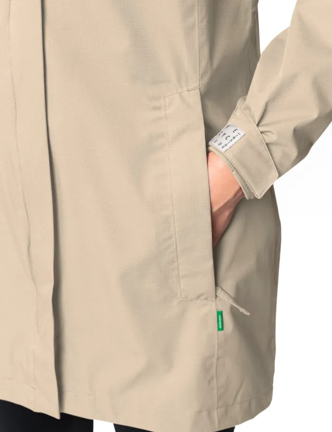 Escape Regen-Parka Damen - linen