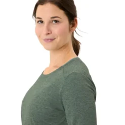 Essential Langarm T-Shirt Damen