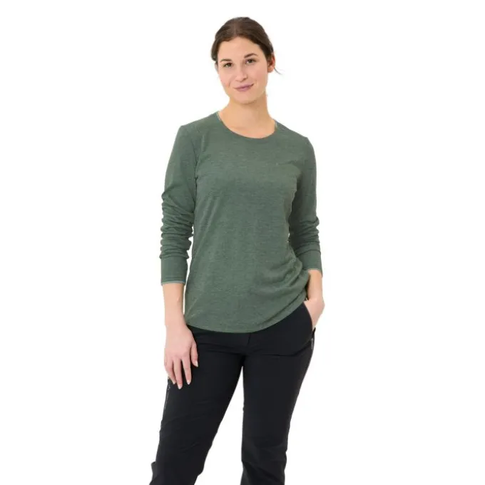 Essential Langarm T-Shirt Damen