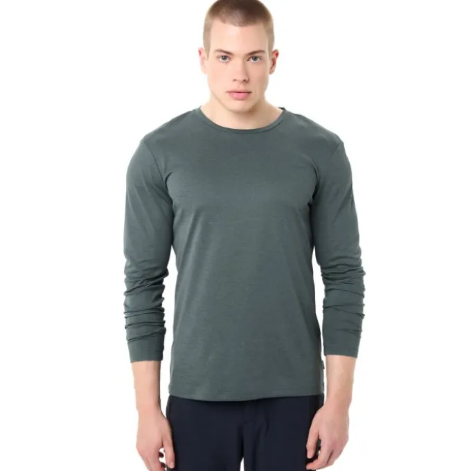 Essential Langarm T-Shirt Herren