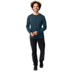 Essential Langarm T-Shirt Herren