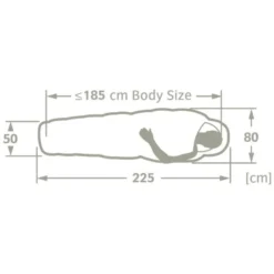 Hochgrat 300 XL - Daunenschlafsack