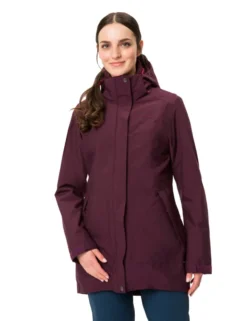 Idris 3-in-1 Parka Damen - cassis