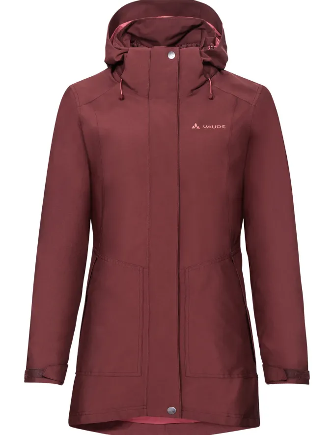 Idris 3-in-1 Parka Damen - dark cherry