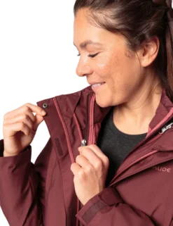 Idris 3-in-1 Parka Damen - dark cherry