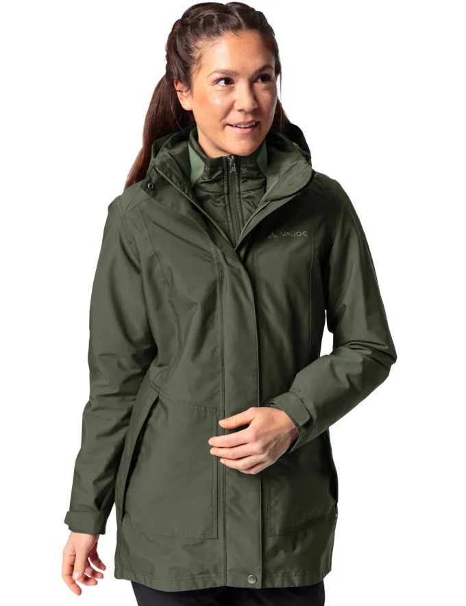 Idris 3-in-1 Parka Damen - khaki