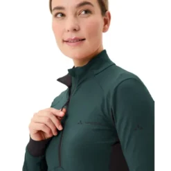 Kuro Fahrrad Half Zip Langarmshirt Damen