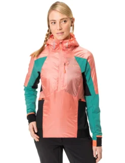 Larice Isolierende Halfzip Jacke Damen - peach