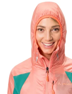 Larice Isolierende Halfzip Jacke Damen - peach