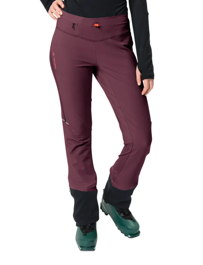 Larice Skitouren Hose Leicht Damen - cassis