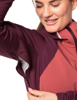 Larice Softshell Jacke Damen - cassis