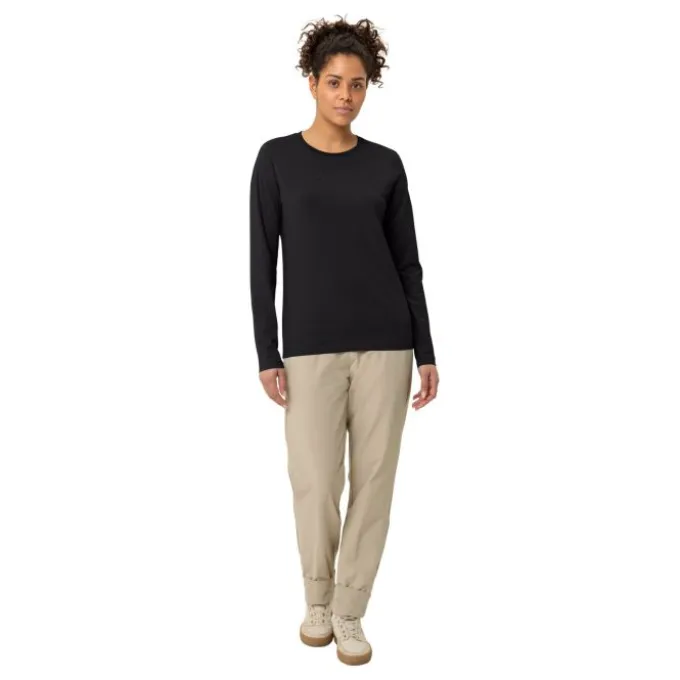 Logo Langarmshirt Damen