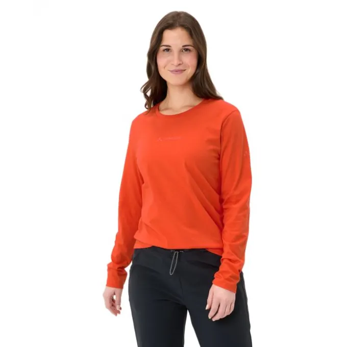 Logo Langarmshirt Damen