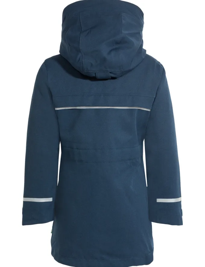 Manukau gefütterter Parka Kinder - dark sea