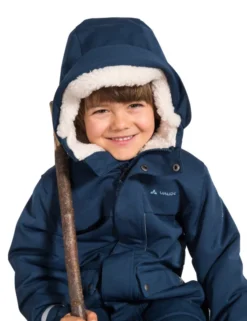 Manukau gefütterter Parka Kinder - dark sea