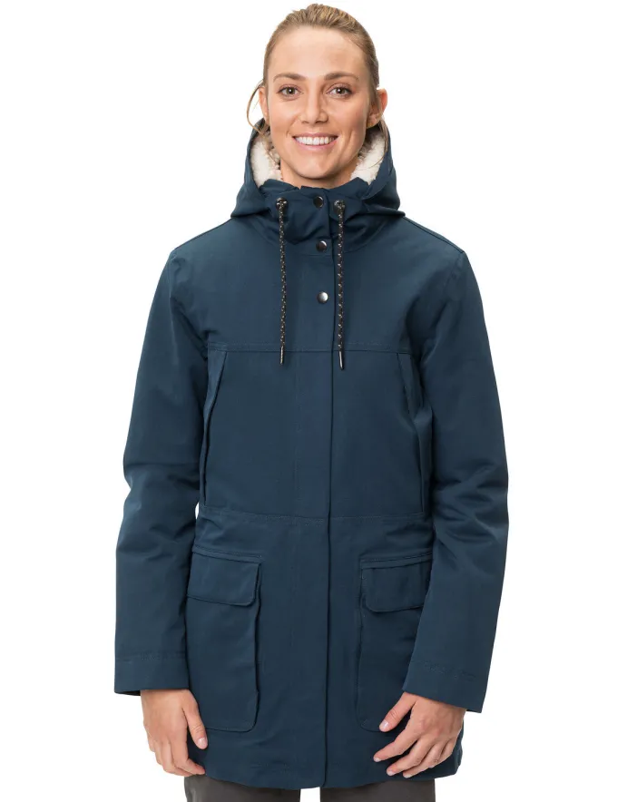 Manukau II Parka Damen - dark sea