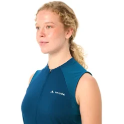 Matera Full-Zip ärmelloses Fahrrad Trikot Damen