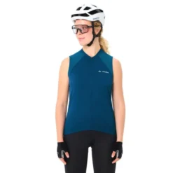 Matera Full-Zip ärmelloses Fahrrad Trikot Damen