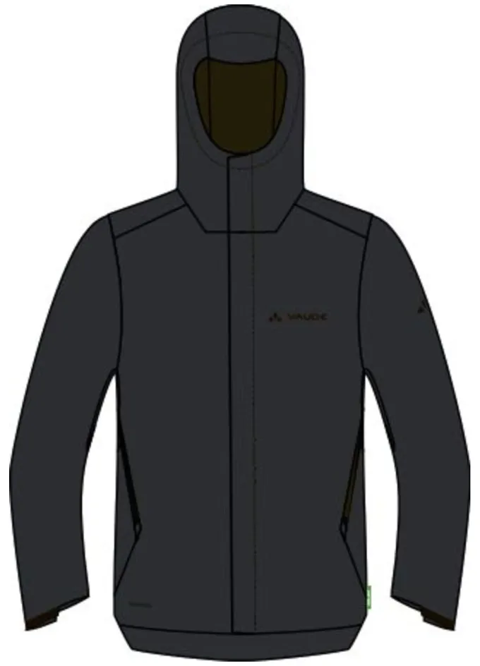 Men's Cyclist Warm Rain Jacket - black uni