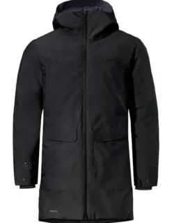 Mineo II wasserdichter Mantel Herren - black uni