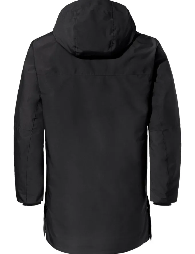 Mineo II wasserdichter Mantel Herren - black uni