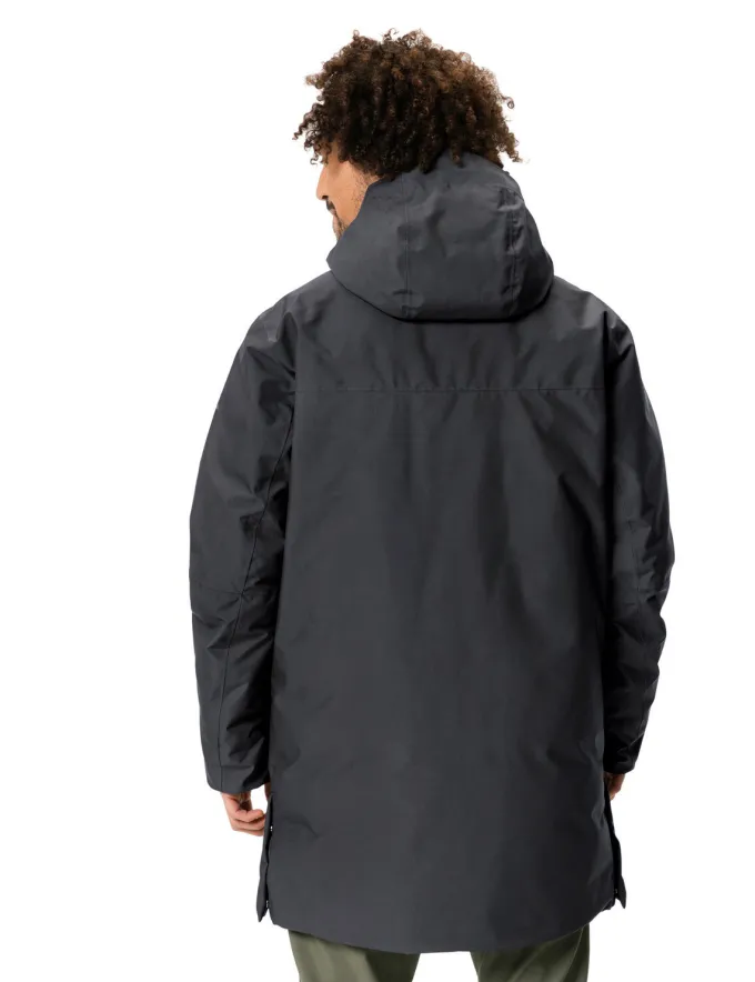 Mineo II wasserdichter Mantel Herren - black uni