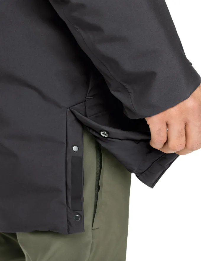 Mineo II wasserdichter Mantel Herren - black uni